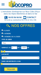 Mobile Screenshot of locopro-immo-entreprise.com